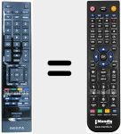 T&eacute;l&eacute;commande pour remplacer CT-90345 (REMCON1231)