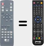 Replacement remote control for 6710CMAQ05Q