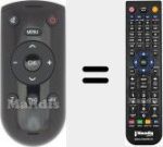 Télécommande pour remplacer YF1187R (720117145300)