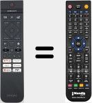 Télécommande pour remplacer SRC-3216-07 ENGLISH IR--DE (996592404220)