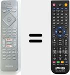 Télécommande pour remplacer YKF456-001 (996599002304)