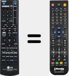 Replacement remote control for AKB32014601