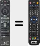 T&eacute;l&eacute;commande pour remplacer AKB37026853