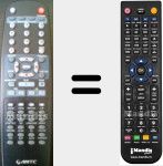 Télécommande pour remplacer BDMH752