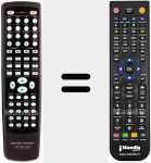Replacement remote control for SYSTEM 1500 (AVR1500)