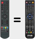 Télécommande pour remplacer AW-LED32X6FL