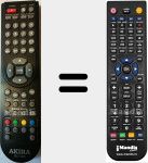 Replacement remote control for RCT-B03