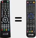 Replacement remote control for 24H19T2