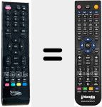 T&eacute;l&eacute;commande pour remplacer BM40L81