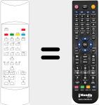 Replacement remote control for PM37-41VT