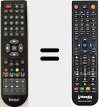 Télécommande pour remplacer BOGO001