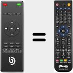 Replacement remote control for Tapio I