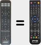 Replacement remote control for Bose Universal Remote (CINEMATE-15)