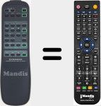 Replacement remote control for CU-XR019