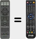 Replacement remote control for Cinemate 130