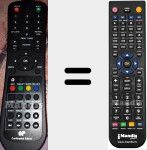 T&eacute;l&eacute;commande pour remplacer CELED554KB2