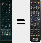 Télécommande pour remplacer ALCD161041