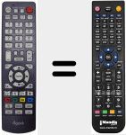 Télécommande pour remplacer REMCON1167