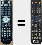 Replacement remote control for TVIX Slim S1 DUO