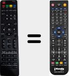 Replacement remote control for BB54EE