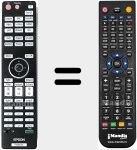 Replacement remote control for 1582799