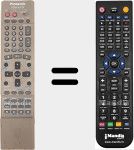 T&eacute;l&eacute;commande pour remplacer EUR7615KS0