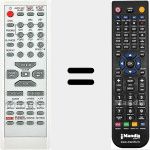 Replacement remote control for EUR7711060
