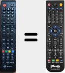 Replacement remote control for MiDE43Z1