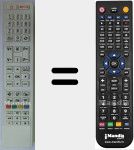 Replacement remote control for RC 4848 NETFLIX (30085497)