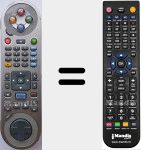 Replacement remote control for FreeboxHD