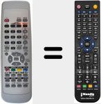 Replacement remote control for P-RMS302-S