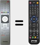 Replacement remote control for TS5-R5 NETFLIX (759551855900)