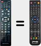 Replacement remote control for OL0165