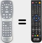 Replacement remote control for HK970