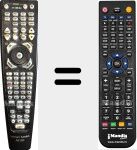 Replacement remote control for AVR 5500