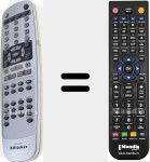 Télécommande pour remplacer HCD-210