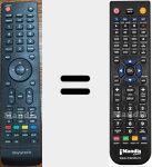 Replacement remote control for REMCON1836