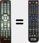 Télécommande pour remplacer ILED19SHHPB01-1