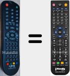 T&eacute;l&eacute;commande pour remplacer I-Display 9022