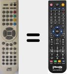 Télécommande pour remplacer RM-C 2507 (23063198)