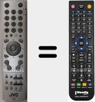 Télécommande pour remplacer RMC1897S (VE30044649)