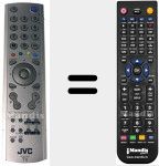 Télécommande pour remplacer RM-C1899S (VE30058772)