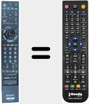 Télécommande pour remplacer REMCON673