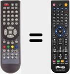 Replacement remote control for RC-NM 01