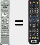 Replacement remote control for L48U5005DS