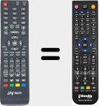 Replacement remote control for LEDTV821D