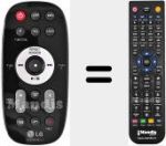 Replacement remote control for AKB36638212