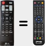 Replacement remote control for AKB73655765
