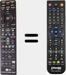 Télécommande pour remplacer AKB73775819