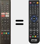 Replacement remote control for HDA9232